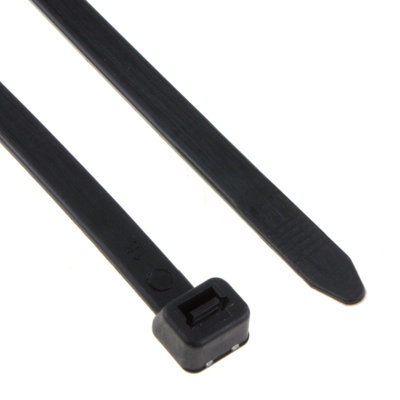 Entie Black Cable Ties 7.2mm X 500mm Nylon 66 Ul Approved (100 Pack) from B&Q