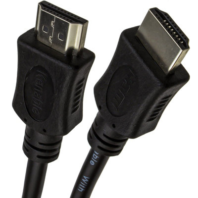Kenable Hdmi Cable High Speed 1080P Hd Tv Screened Lead 5M Medium B&Q