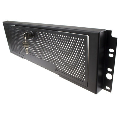 Kenable Lockable 3U Security Steel Mesh Panel For 19 Inch Rack Networking Data Cabinets from B&Q