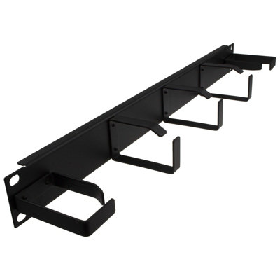 Kenable Ringed Cable Management Bar 1U With 3 + 2 Rings Data Cabinet 19 Inch Rack from B&Q