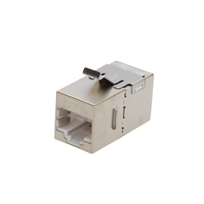 Kenable Rj45 Panel Mount Keystone Coupler Pass Through Keystone Cat6A Ftp Shielded from B&Q