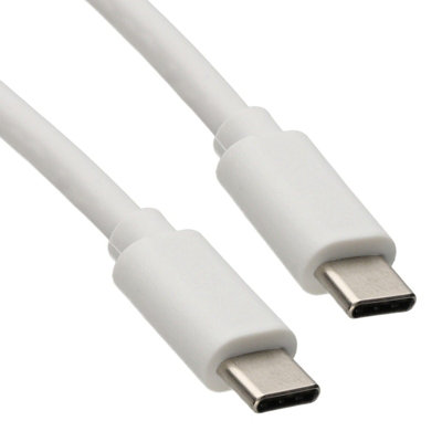 Kenable Usb 3.1 Type C Charging & Data Transfer Cable 5V 3A 15W 5Gbps White  1M from B&Q