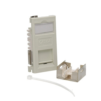 Kenable Cat6A Patch Cable Rj45 Shielded Module Euro Mod With Name Plate from B&Q