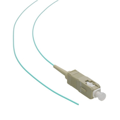Kenable Om4 Fibre Optic Sc Pigtail Simplex mm 50 125 Splicing Lszh Cable 1M Aqua from B&Q