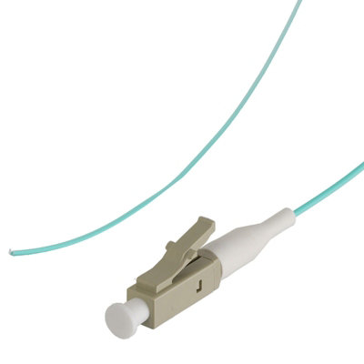 Kenable Om3 Fibre Optic Lc Pigtail Simplex mm 50 125 Splicing Lszh Cable 1M Aqua from B&Q