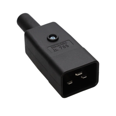 Kenable Kaiser 765 Sw 16A Iec C20 250V Male Inline Easy Wire Plug from B&Q