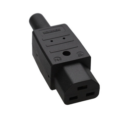 Kenable Rewireable C21 Hot Iec 16A 250V Screw Terminal Power Cable Connector from B&Q