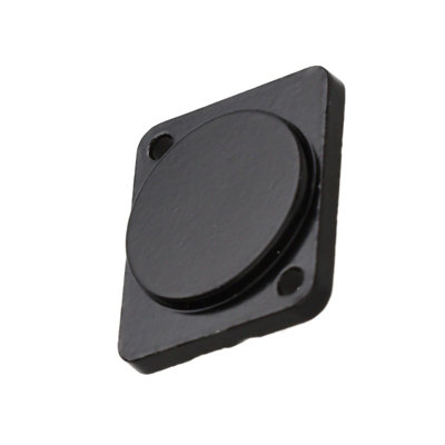 Kenable Brushed Aluminium Black Blank Spacer Wall Faceplate D-Series Chassis Mount Insert from B&Q