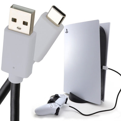 Kenable Usb C Fast Charging 3A Cable For Ps5 Wireless Controller Flexible Tpe Lead 4M from B&Q