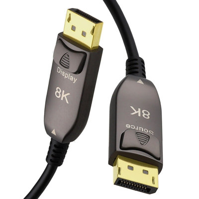 Kenable Active Displayport Optical Cable V1.4 Aoc Hdr 32Gbps 8K 30Hz 4K 120Hz 30M from B&Q
