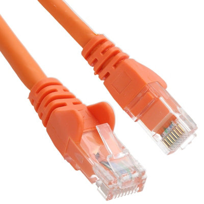 Kenable C6 Cat6-Cca Utp Rj45 Ethernet Lszh Networking Cable Orange  1.5M