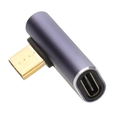 Kenable Usb4 40 Right Angle Adapter 90 270 Horizontal Socket 40Gbps Usb-C Male To Female from B&Q