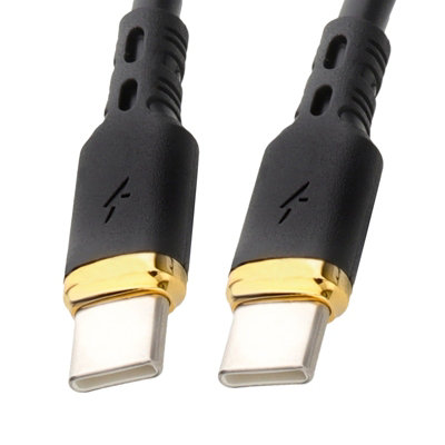 Kenable Usb 2.0 Metal Ended Tpe Usb-C To Usb-C Mobile Phone Charging Data Cable 65W 0.5M Black from B&Q