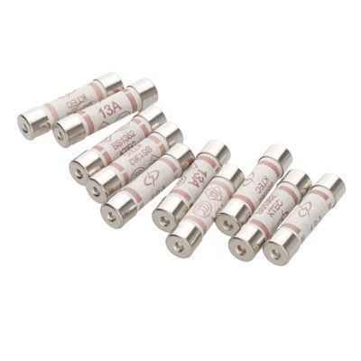 Kenable Panel Essentials 13A Domestic Fuses Bs1362 (Pack Of 10) from B&Q