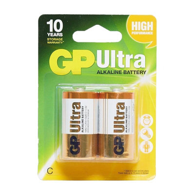 Kenable Gp C 1.5V Lr14 Ultra High Performance Alkaline Battery (2 Pack) from B&Q