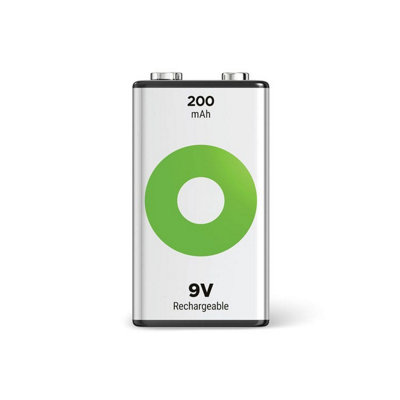 Kenable Gp Recyko+ Pp3 9V Rechargeable Nimh Battery 200Mah from B&Q