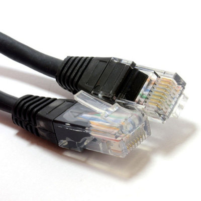 Kenable Black Network Ethernet Rj45 Cat5E-Cca Utp Patch 26Awg Cable 15Cm 0.15M from B&Q