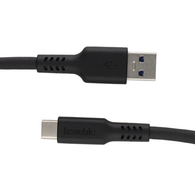 Kenable Usb A To Usb C Fast Charger And Data Cable Phones Tablets 3A Lead 1M Black Tpe from B&Q