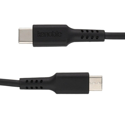 Kenable Usb-C 2.0 To Usb-C Plug Phone Fast Charger Data Cable 65W Lead 1.5M Black Tpe from B&Q