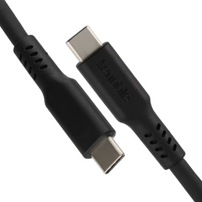 B&Q -  Usb-C 3.2 To Usbc Plug Phone Fast Charger Data Cable 20Gbps 100W Lead 1.5M Black