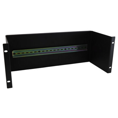 Kenable 4U Din Rail Recessed Bracket For 19 Inch Data Networking Rack Cabinet Mount Accessories