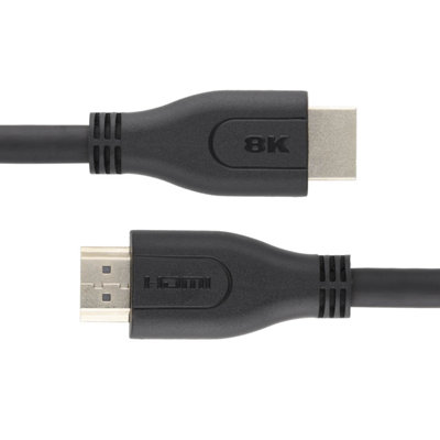 B&Q -  Hdmi Cable 2.1 Ultra High Speed Lead For Led Oled Tv 8K 4K Hdr Earc Gold 5M