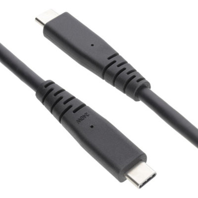 B&Q -  Pro Usb4 Cable 40Gbps 240W Pd 3.1 8K 60Hz Type C To C Lead Tb4 Tpe 1M
