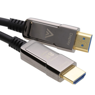 Kenable Armoured Hdmi 2.1 Active Optical Cable Aoc 48Gbps 8K60 4K120 Earc Hdr 30M from B&Q