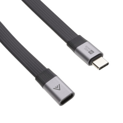 Kenable Flat Usb4-40 Extension Cable 40Gbps 240W C Male To C Female 0.5M 50Cm from B&Q