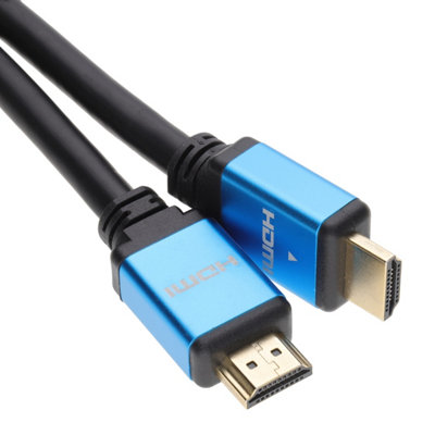 Kenable Certified Hdmi 2.1 8K 60Hz 4K 120Hz Uhd Hdr10 4:4:4 48Gbps Earc 0.5M Blue from B&Q