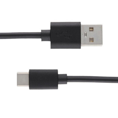 Kenable Usb A 2.0 Male To Usb Type C Male Gen1 Cable 480Mbps 3A Black 1M from B&Q