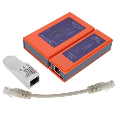 Kenable Kauden Ka211 Rj45 Network Tester Kit With Poe Checker & Qc Plug Test from B&Q