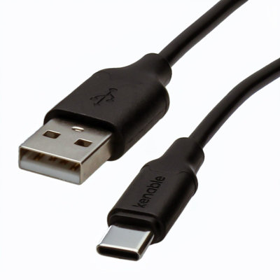 Kenable Usb-C Fast Charger Lead For Mobile Phone Ps5 Series X Charging Cable 1.5M Black from B&Q