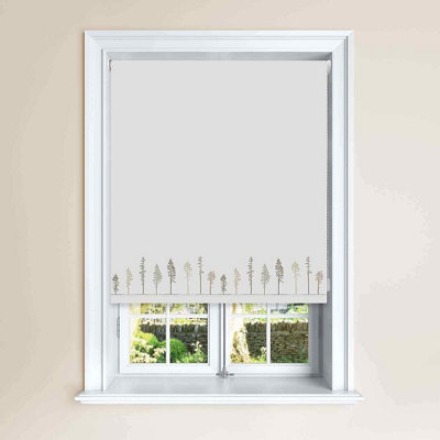 Lister Cartwright Tree Natural Blackout Roller Blinds Child Safety IncludedNatural180 X 140 Cm from B&Q