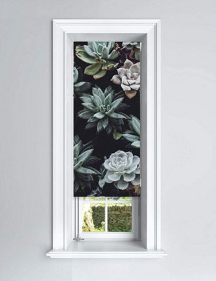Lister Cartwright Cacti Design Blackout Roller Blinds Child Safety Included Floral Design60 X 140 Cm from B&Q