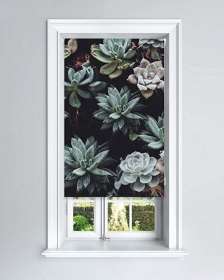 Lister Cartwright Cacti Design Blackout Roller Blinds Child Safety Included Floral Design90 X 140 Cm from B&Q