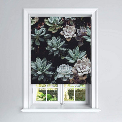 Lister Cartwright Cacti Design Blackout Roller Blinds Child Safety Included Floral Design120 X 140 Cm from B&Q