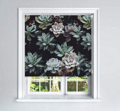 Lister Cartwright Cacti Design Blackout Roller Blinds Child Safety Included Floral Design150 X 140 Cm from B&Q