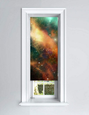 Lister Cartwright Galactic Galaxy Design Blackout Roller Blinds Child Safety Included Galaxy Design 60 X 140 Cm from B&Q