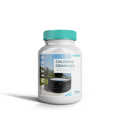 Wave Spas Wave Spa Hot Tub Chlorine Granules1Kg from B&Q