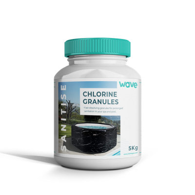 Wave Spas Wave Spa Hot Tub Chlorine Granules5Kg from B&Q