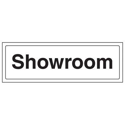 V Safety ShowroomDoor Sign DirectiveSelf Adhesive Vinyl300X100mm (X3) from B&Q