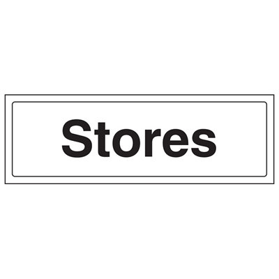 V Safety StoresGeneral Door / Wall Shop SignRigid Plastic 300X100mm (X3) from B&Q