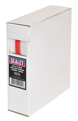 Sealey Heat Shrink Tubing Red 6.4-3.2mm 12 Metre RoHS Compliant HST6412R - Image 13