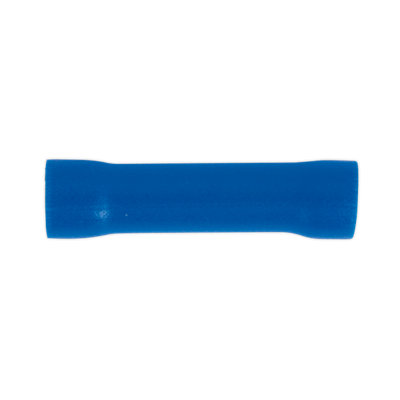 Sealey Butt Connector Terminal 4.5mm Blue Fits Cables 16-14 Awg Pack Of 100 Bt12