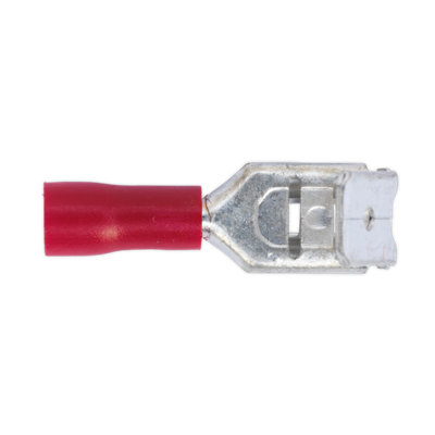 Sealey Piggy Back Wire Terminal 6.3mm Electrical Red 22-18 Awg Pack Of 100 Rt17 from B&Q