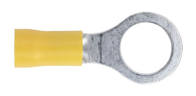 Sealey Easy Entry Ring Terminal 10.5mm Electrical Yellow Pack Of 100 Pieces Yt16 from B&Q