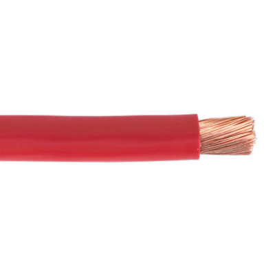 Sealey Automotive Starter Cable 315/0.40mm 40mm² 300A 10M Red from B&Q