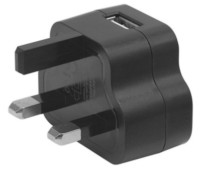 Sealey Usb Mains Charger 5V-1A Led360Usb.c