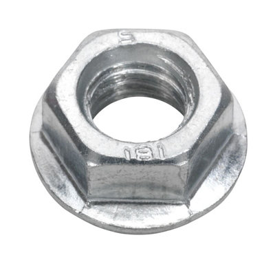  - Sealey Flange Nut Serrated M12 Zinc Pack Of 50 Fn12